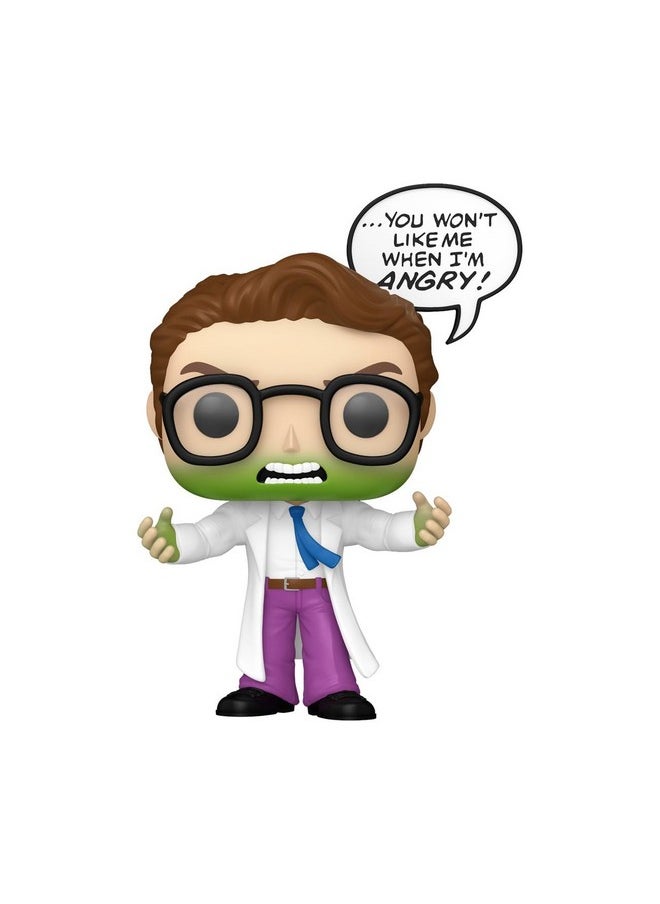 Funko Funko Pop Marvel: Bruce Banner - Hulk - (Don't Make Me Angry) - Marvel Comics - Collectable Vinyl Figure - Gift Idea - Official Merchandise - Toys for Kids & Adults - Superheroes Fans  - Image 2