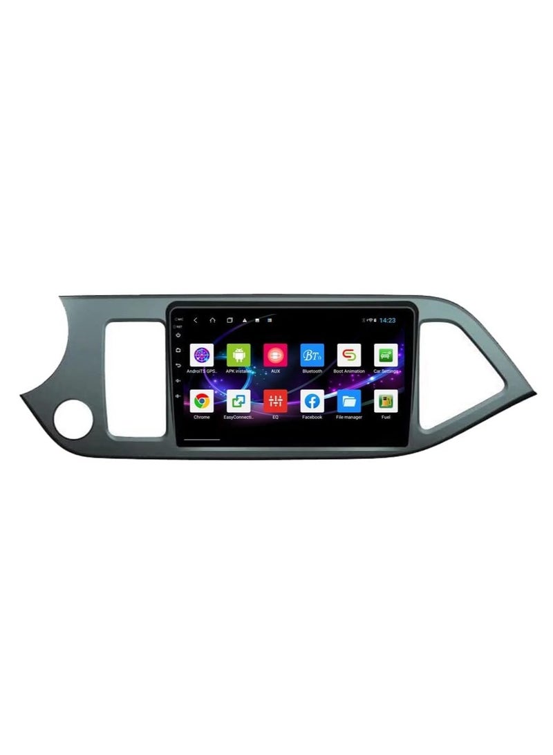 SHEZA STAR Android Screen For Kia Morning Picanto 2011-2015 1GB RAM 32GB ROM IPS Touch Screen DSP built In Bluetooth USB Radio WiFi Play Store Backup Camera included - Image 1