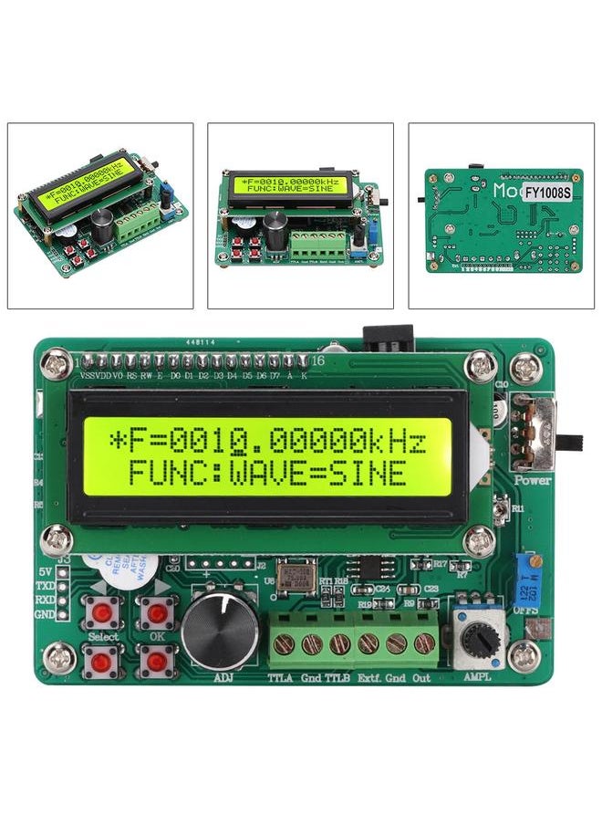 Thoraya FY1008S Digital LED DDS Function Signal Generator 8MHZ Sine Frequency Counter Module  - Image 2