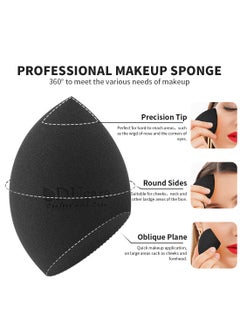 DUcare Makeup Sponges with Foundation Brush Makeup Puff Blending Foundation Sponge for Liquid BB Cream Mineral Powder Buffing Stippling  - Image 4