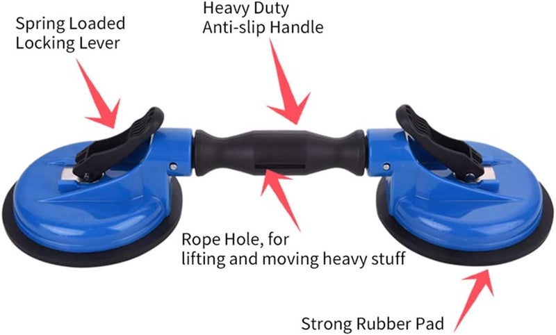 IMT Heavy Duty Glass Suction Cup Lifter - 2 Pack - Image 3
