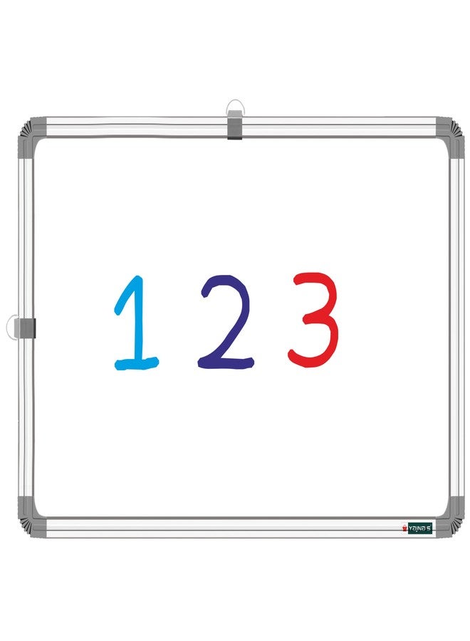 YAJNAS 41x30 CM (WxH) Non Magnetic Drywipe Whiteboard/Lapboard Small Slate - Image 2
