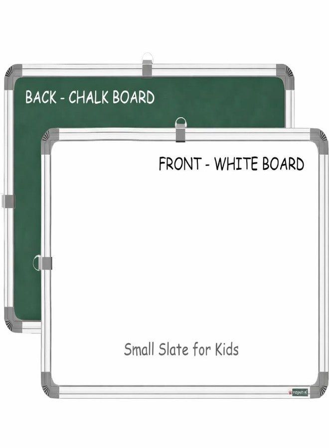 YAJNAS 41x30 CM (WxH) Non Magnetic Drywipe Whiteboard/Lapboard Small Slate - Image 1