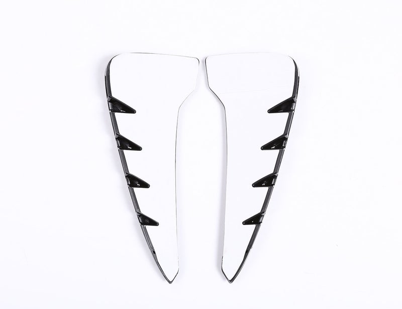 METYOUCAR ABS Xdrive Shark Gills Side Fender Vent Decoration Trim for BMW X5 F15 X5M F85 14-17(Black+White) - Image 5