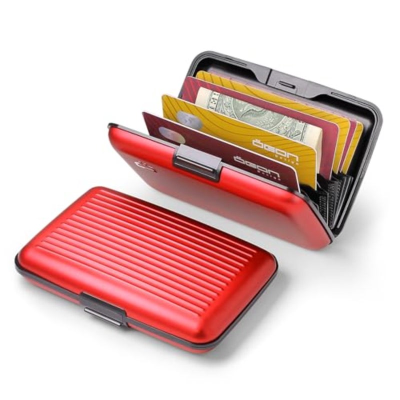 Aluminum Card Holder Wallet, RFID Protection. Model:STOCKHOLM ORIGINAL Iconic Aluminum wallet since 2004. Instant card access with one-hand opening. Holds up to 10 cards bills - Image 2