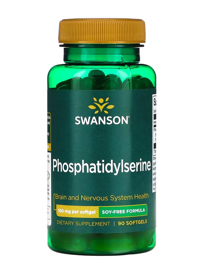 SWANSON Phosphatidylserine Soy-Free Formula 100 mg 90 Softgels