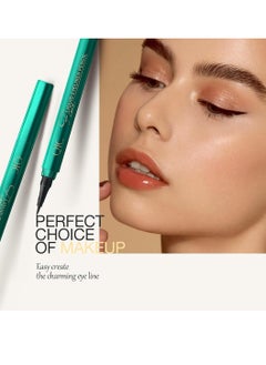 QIC 36H Fine Liquid Eyeliner Pencil 36 Hour Lasting Waterproof Eyeliner Pen for Makeup Long Lasting Fine Liquid Black Eyeliner Pencil | Durable, Sweat-Proof and Not Blooming pencil  - Image 5