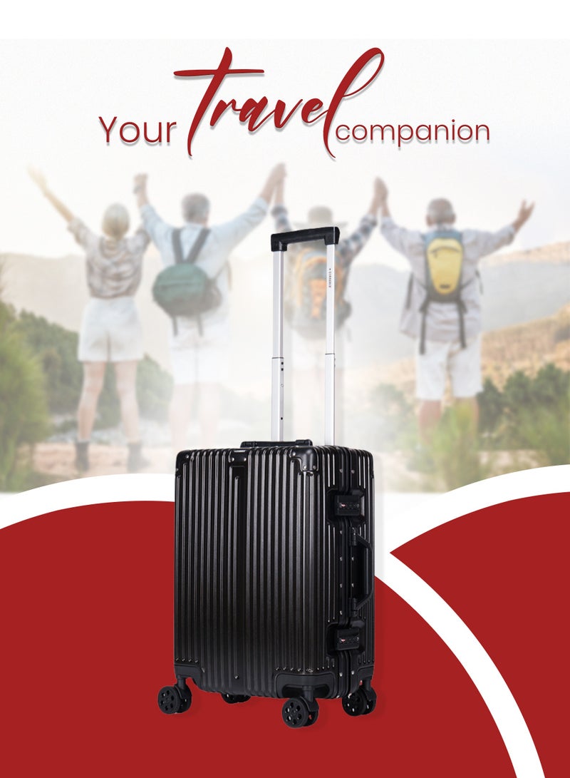 ستارجولد حقيبة الأمتعة TPC حقيبة جانبية صلبة عجلات قابلة للدوران 360 درجة وحقيبة سفر بنظام قابل للقفل - Image 5