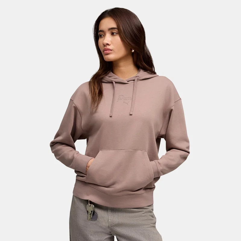 بوما Women's Essentials Script Hoodie