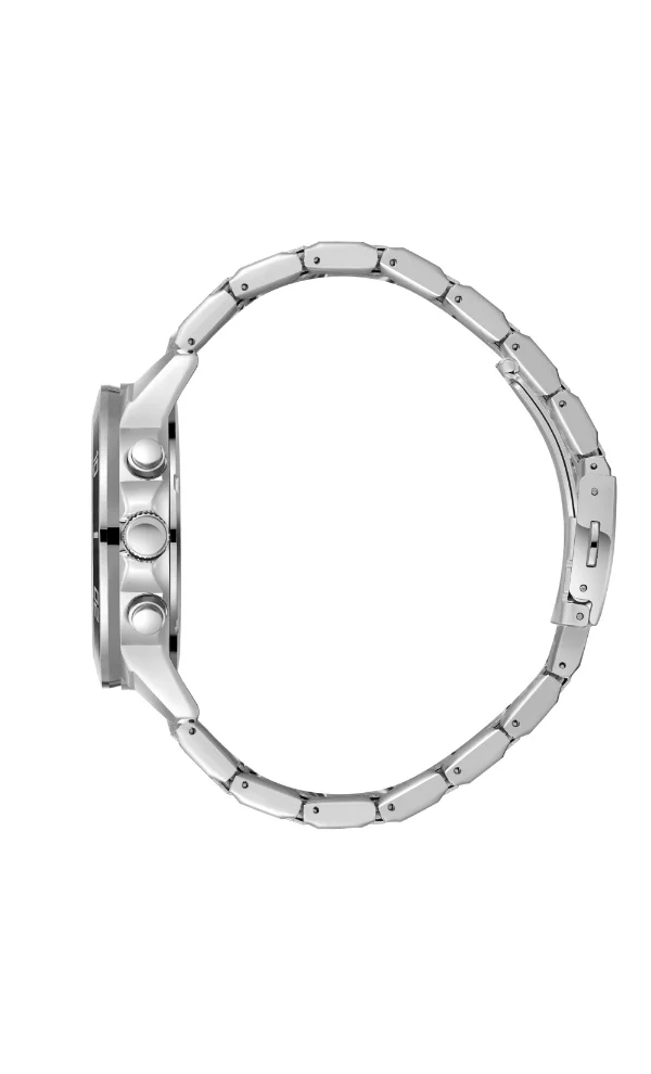 Lee Cooper LEE COOPER LC08106.350 Men's Multi Function Display Watch & Metal Strap Silver