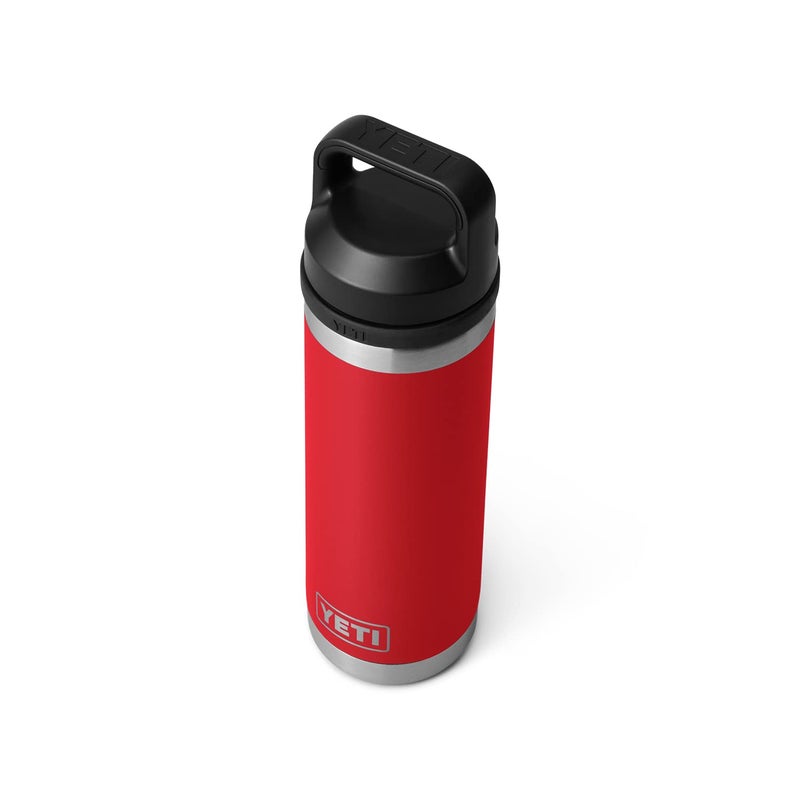 YETI Rambler 18 oz Bottle, Leakproof, Vacuum Insulated, Stainless Steel with Chug Cap, Rescue Red - Image 5