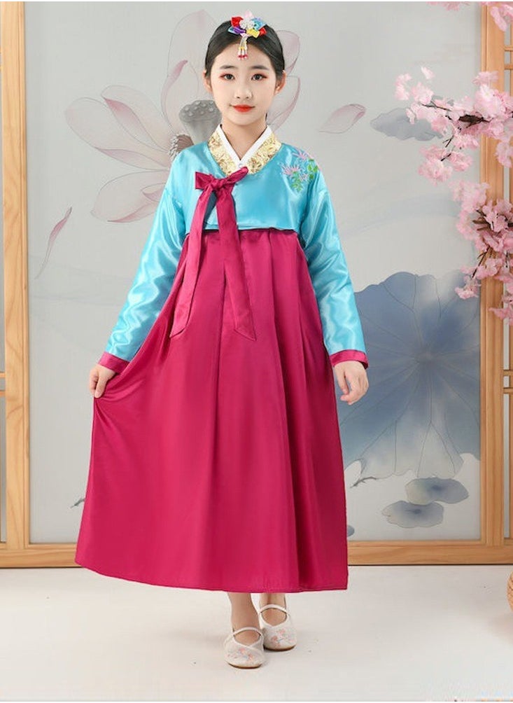 Al Aoyama Al Aoyama Gril Korean Hanbok Traditional Dress Palace Korea Wedding Dance Costume Oriantal For Stage  - Image 3
