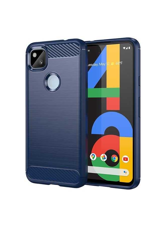 Zaboon Case For Google Pixel 4a Carbon Fiber Brushed Texture TPU Phone Case - Image 1