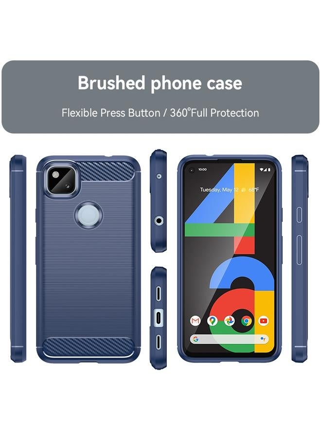 Zaboon Case For Google Pixel 4a Carbon Fiber Brushed Texture TPU Phone Case - Image 2