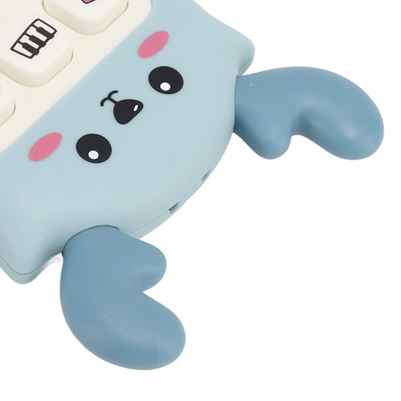 Interactive Baby Phone Toy With Music Lights Early Educational Chewable Smartphone Blue - Image 3