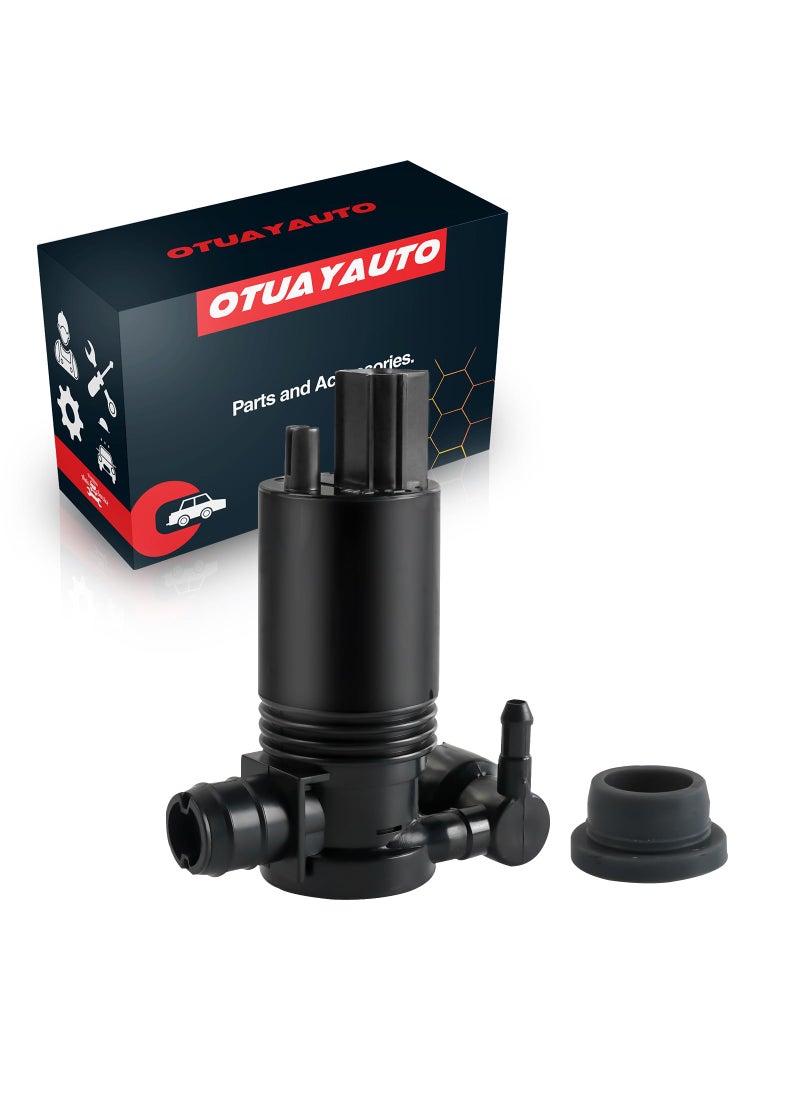 OTUAYAUTO OTUAYAUTO 8A61-17K624-AA Windshield Washer Pump Replacement for Ford Edge, Explorer, Fiesta, Flex, TaurusX | Lincoln MKT, MKX  - Image 1