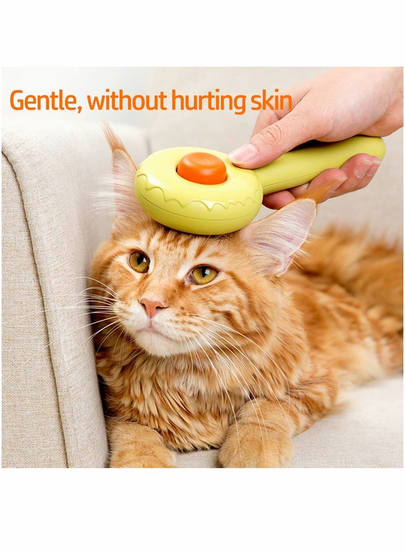 Pet Grooming Slicker Brush - Effective Hair Remover for Dogs & Cats, Suitable for Short & Long Fur, Easy to Clean & Use - Image 3