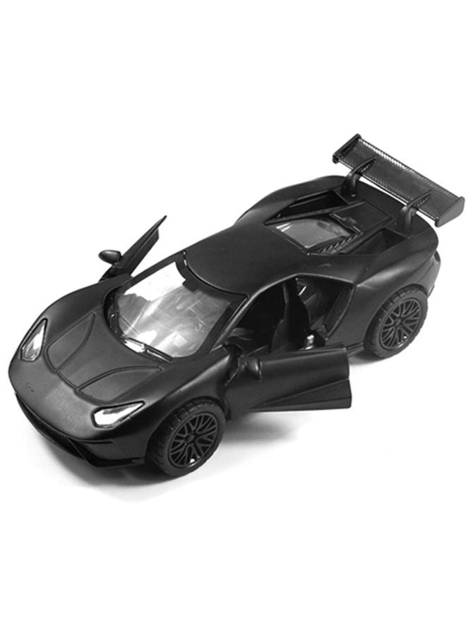 HALAMODO 1:36 Alloy Sports Car Model , Pull-Back Toy Car , Model Car for Kids Boy Girl Gift , Collectible Display ,Black 12 cm*5 cm*3 cm ﻿ - Image 1