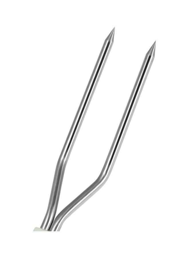 NIBEMINENT Digital BBQ Meat Fork LCD Thermometer Black/Grey/Silver 41.7cm - Image 3