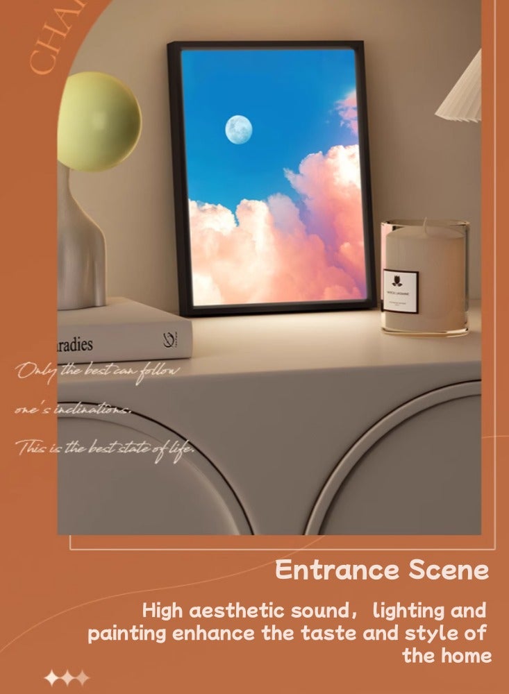 High End Decorative Audio, Bluetooth Speaker, Mural Desktop Lighting, Yunshu Yeyue Model A 【High-End Chip+King Sound Quality】 - Image 3