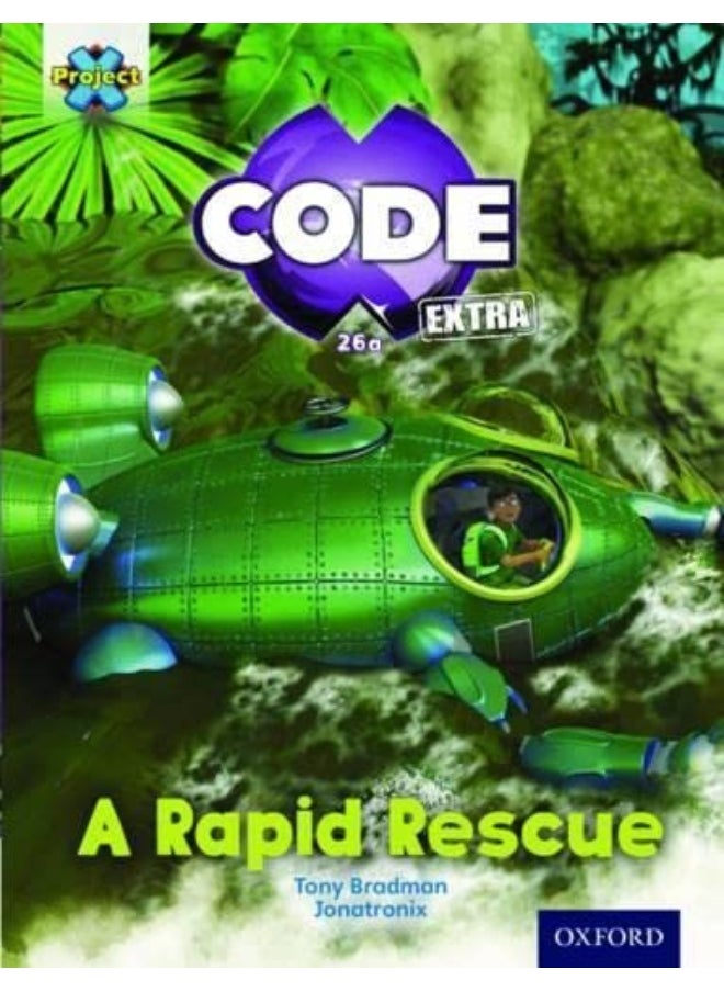 null - Project X CODE ^IExtra^R: Orange Book Band, Oxford Level 6: Fiendish Falls: A Rapid Rescue - Image 1