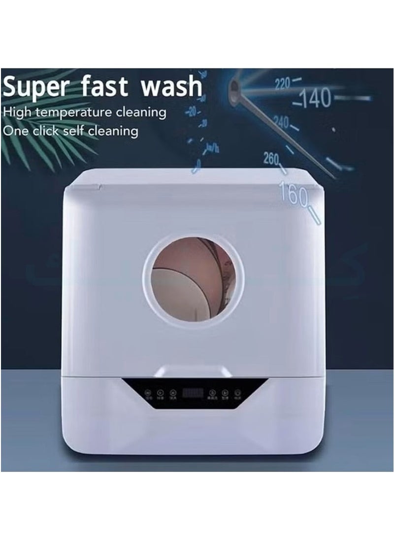 PRASONX Smart Dishwasher 800W, High Temperature Sterilization and Hot Air Drying, for Dishes, Baby Bottles, Fruits and Vegetables  - Image 5