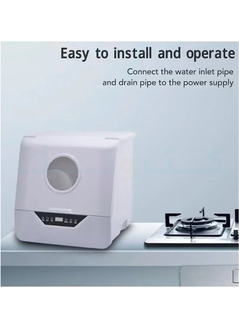 PRASONX Smart Dishwasher 800W, High Temperature Sterilization and Hot Air Drying, for Dishes, Baby Bottles, Fruits and Vegetables  - Image 5