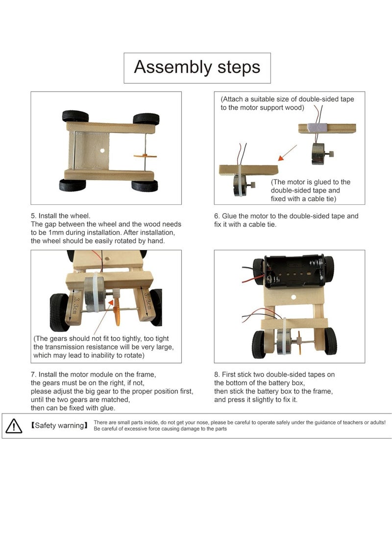 VUCATIN - Solar Car Model Kits to Build Science Experiment Kit for Applicable to Youth Age Robotic Stem Project Build Educational DIY STEM Set - Image 1
