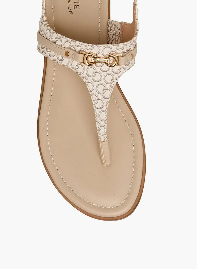 Celeste Beige Women Buckle Closure Strap Sandals for Women | Best Price UAE