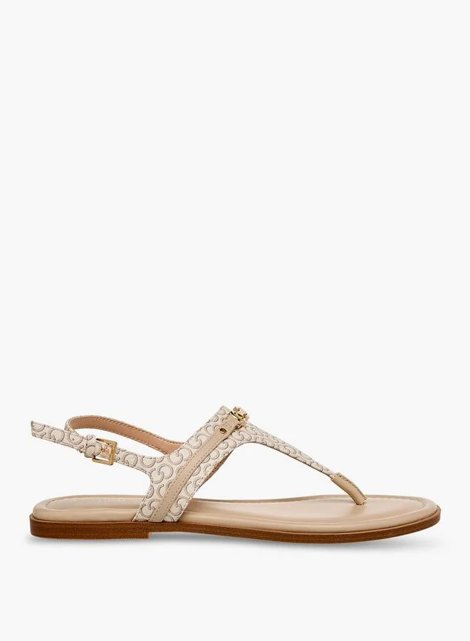 Celeste Beige Women Buckle Closure Strap Sandals for Women | Best Price UAE