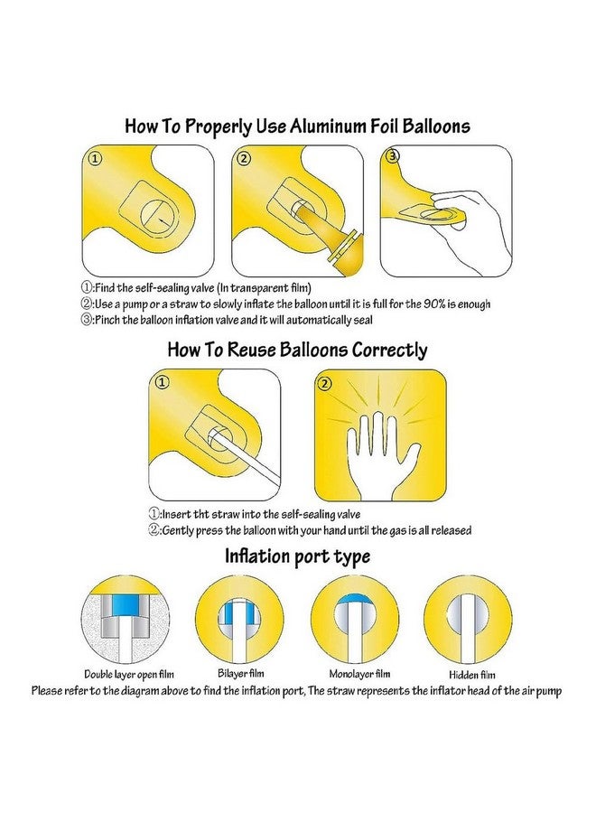 Balloonistics Solid 11 Number Foil Balloon 17" Inch Balloon (Gold) -Pack of 2 - Image 5