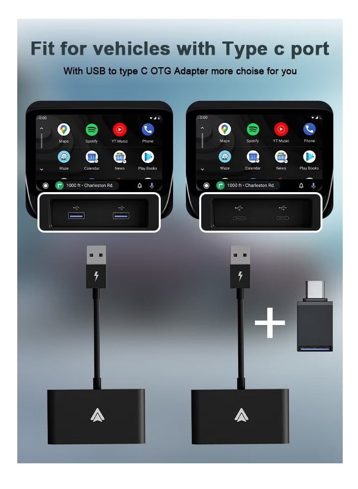 Android Auto Wireless Adapter/Dongle Android Wired to Wireless Adapter Converter for OEM Factory Wireless Car Adapter  - Image 2