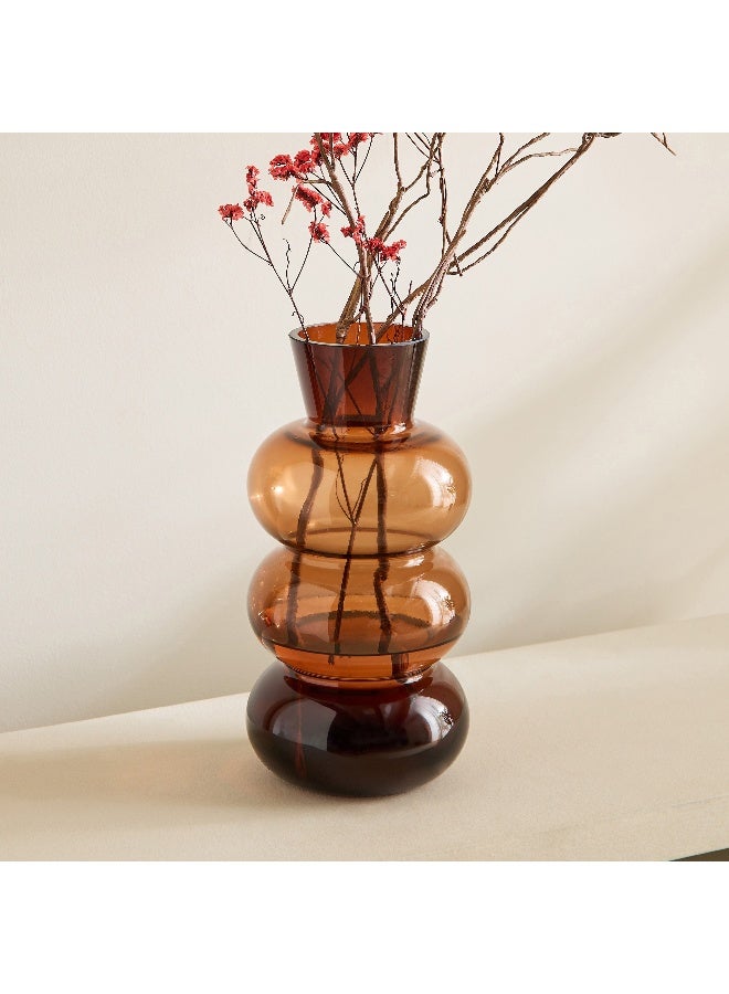 Home Box Pedro Decorative Heavy Glass Vase - 14.5x28 cm - Image 1