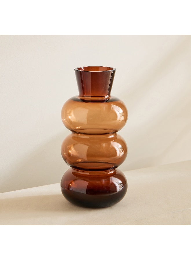 Home Box Pedro Decorative Heavy Glass Vase - 14.5x28 cm - Image 2