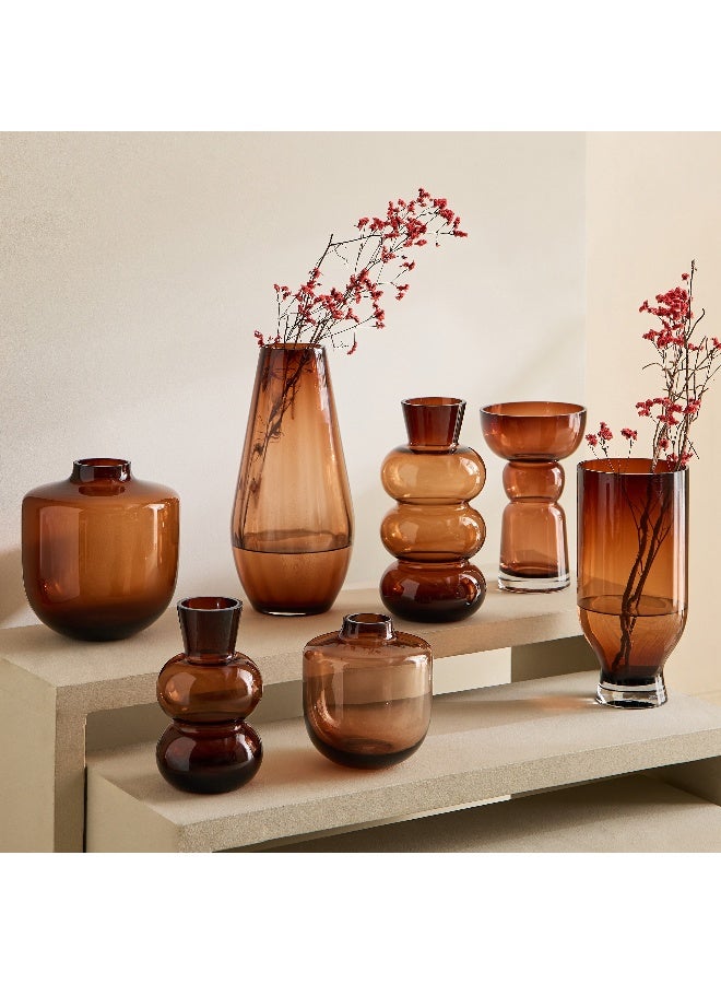 Home Box Pedro Decorative Heavy Glass Vase - 14.5x28 cm - Image 4