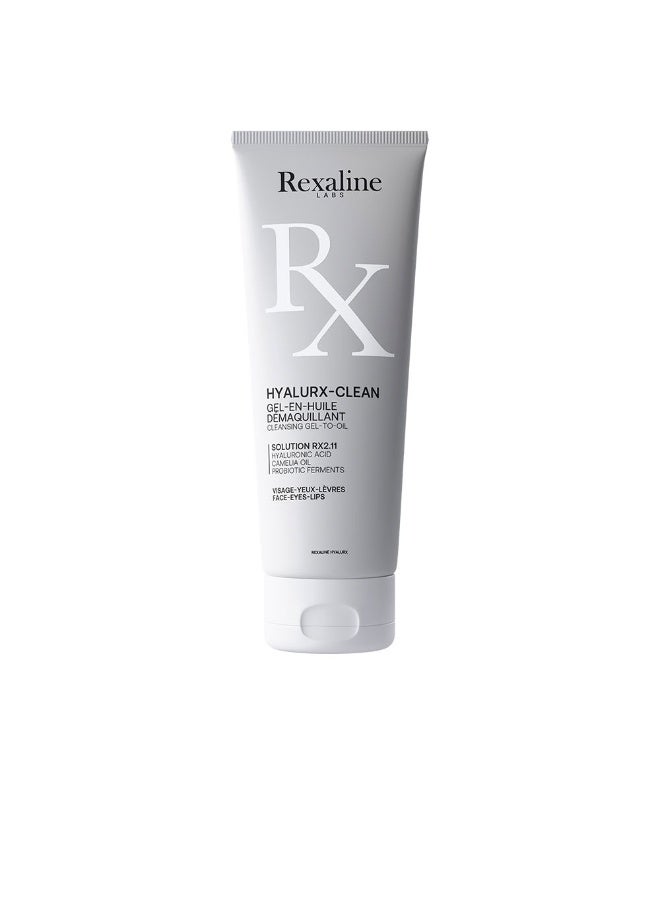 Rexaline Hyalurx-Clean Cleansing Gel-to-Oil 125ml - Image 1