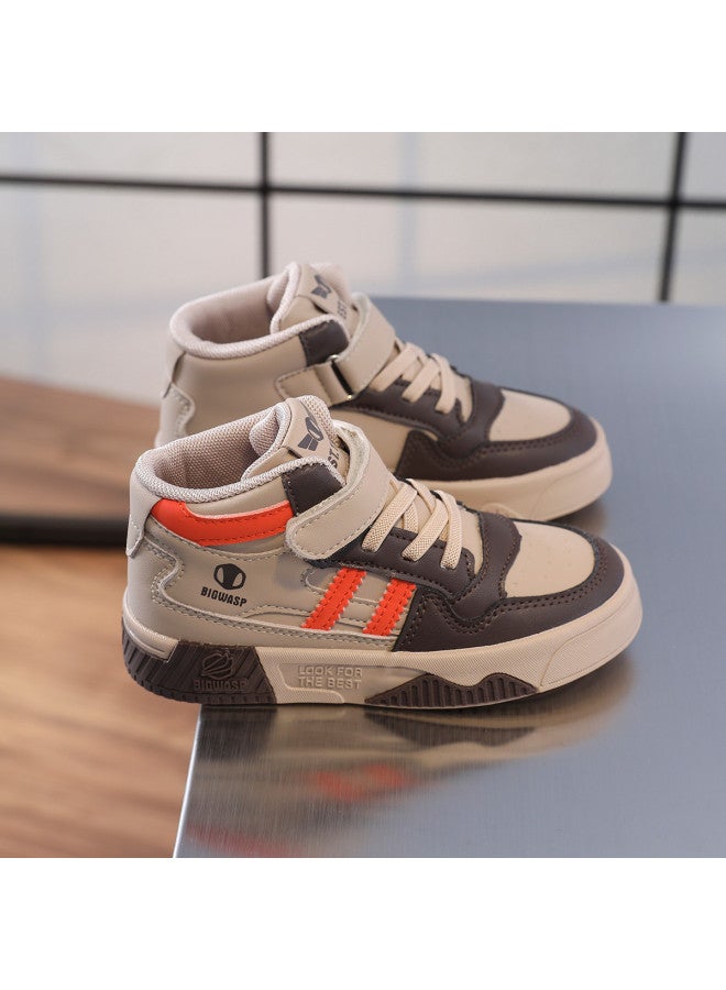 Bumblebee Spring/autumn New Kids High-top Canvas Shoes - Breathable Casual Sneakers With Soft Sole For Boys & Girls, Lightweight & Versatile - Image 5
