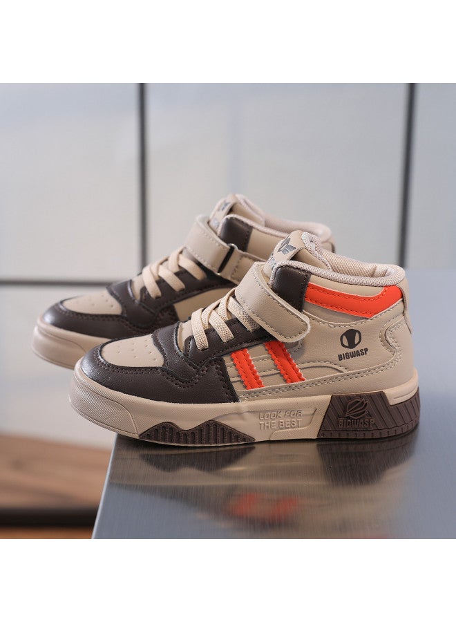Bumblebee Spring/autumn New Kids High-top Canvas Shoes - Breathable Casual Sneakers With Soft Sole For Boys & Girls, Lightweight & Versatile - Image 3