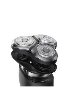 Generic Dual-Layer Blade Steel Electric Shaver Head Black/Silver，Shaver Replacement Head for Rotary Shavers  - Image 3