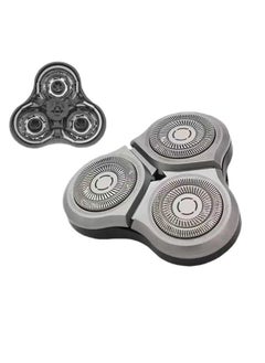 Generic Dual-Layer Blade Steel Electric Shaver Head Black/Silver，Shaver Replacement Head for Rotary Shavers  - Image 5