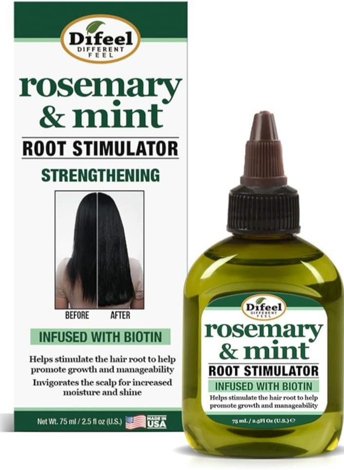 Rosemary and Mint Root Stimulator with Biotin Hair Growth Scalp Treatment 75 ML