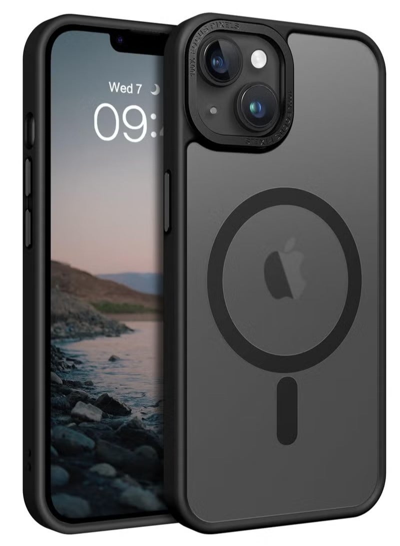 MagSafe Compatible iPhone 15 plus Case Cover, Anti-Scratch and Shockproof, Slim Protective Back Cover with Comfortable Grip and Anti-Fingerprint - Image 1