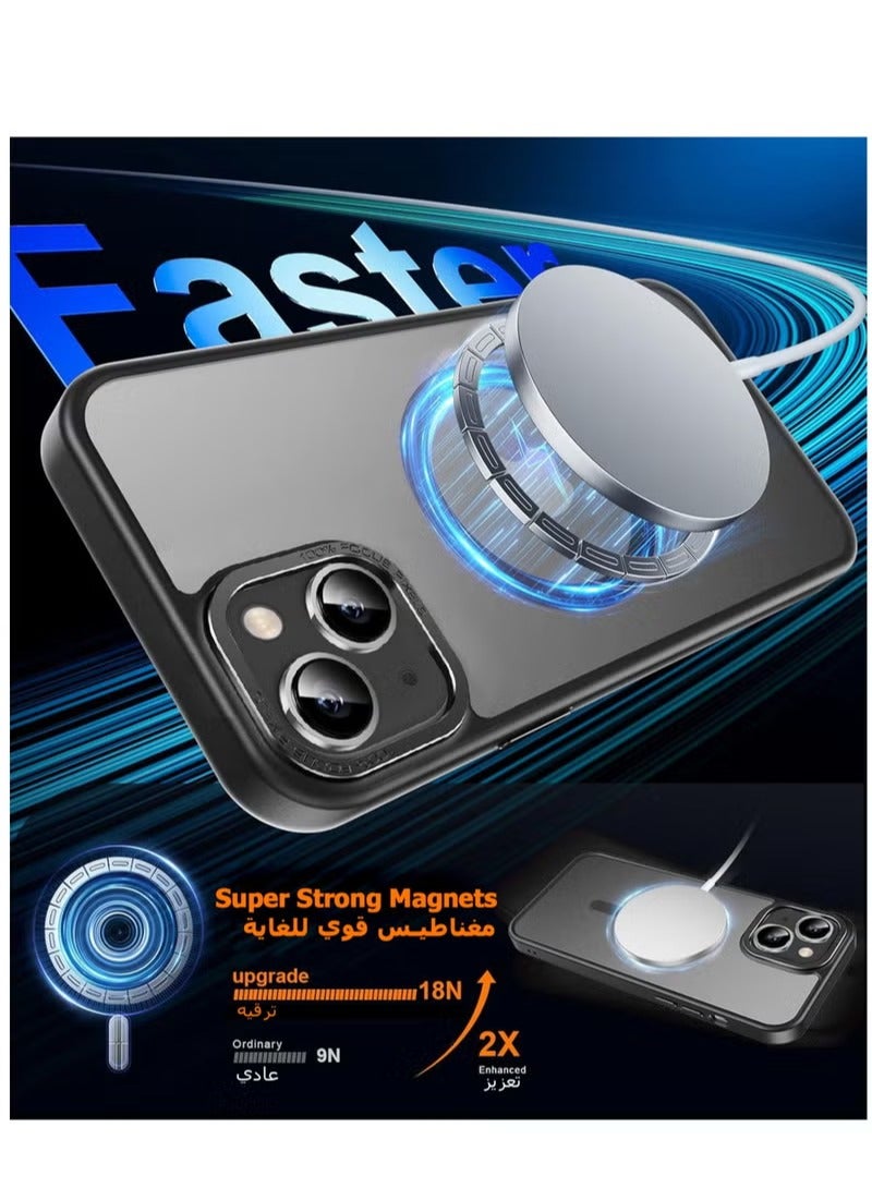 MagSafe Compatible iPhone 15 plus Case Cover, Anti-Scratch and Shockproof, Slim Protective Back Cover with Comfortable Grip and Anti-Fingerprint - Image 2