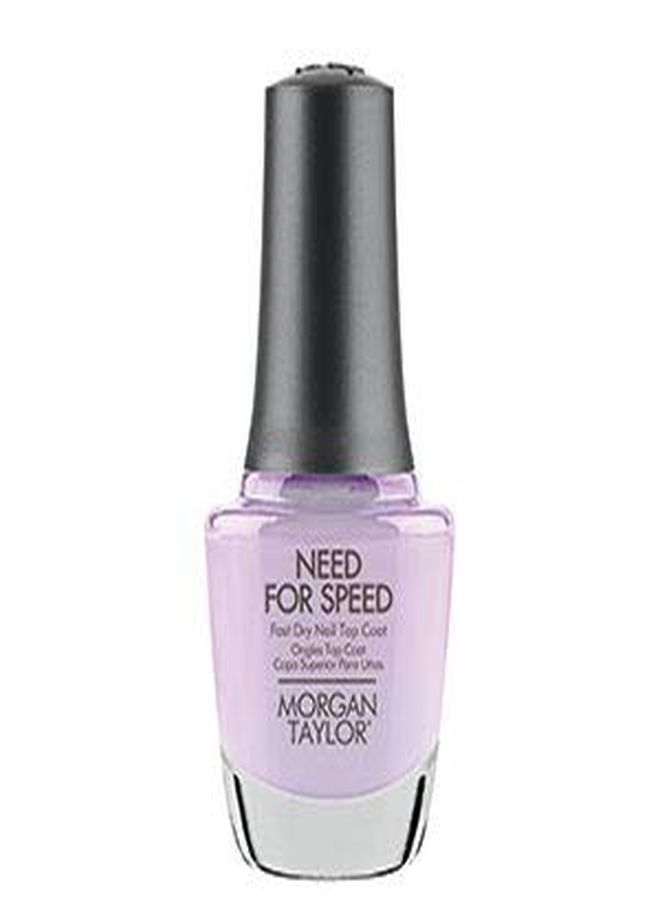 Morgan Taylor Need For Speed Fast Dry Top Coat, 0.5 Oz. - Image 1