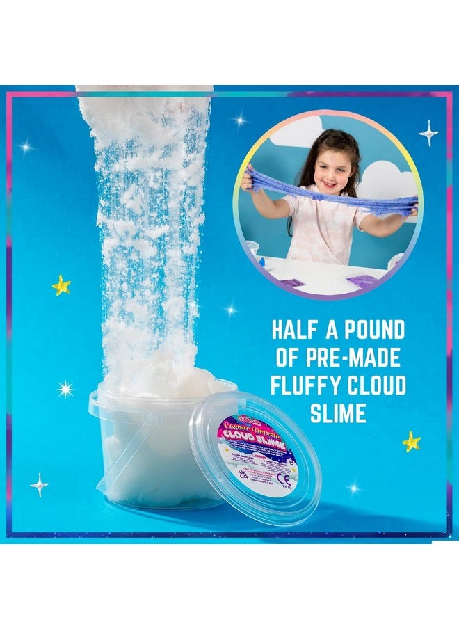 جيرل زون مجموعة سلايم Cosmic Cloud، مجموعة سلايم Galaxy جاهزة للفتيات مع بريق سلايم وحبر، متعة السلايم مباشرة من الحوض، مجموعات سلايم رائعة للفتيات من سن 10 إلى 12 عامًا وفكرة هدية  - Image 2