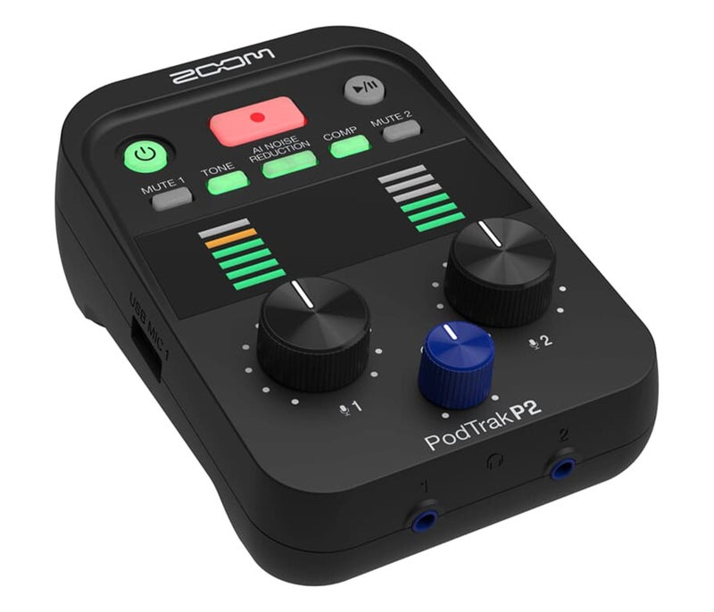 ZOOM Zoom P2-Zoom PodTrak P2 USB Mic Recorder - Image 2