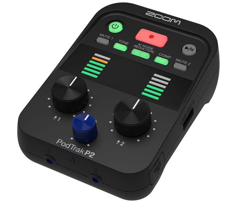 ZOOM Zoom P2-Zoom PodTrak P2 USB Mic Recorder - Image 3
