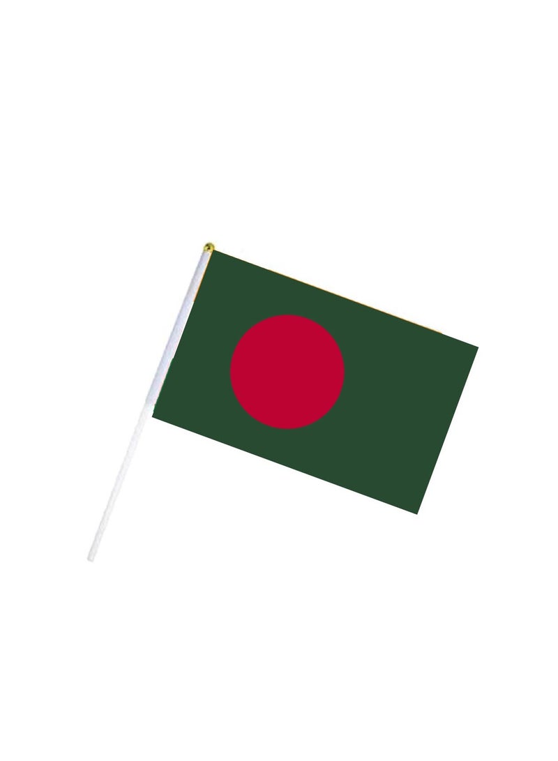 Bangladesh Cricket Sports Fans Set - Pack of 3 Combo - Cap, Drawstring Bag, and Hand Flag - Ideal for Matches, Events, and Everyday Use - Perfect for Sports Fans - Image 2