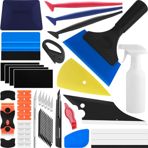 Arayker Car Window Tint Installation Tools Kit Window Film Tinting Kit Vehicle Glass Protective Film Installation Kit with 300ml Adjustable Spray Bottle for Car Tints, Window Film - Image 1