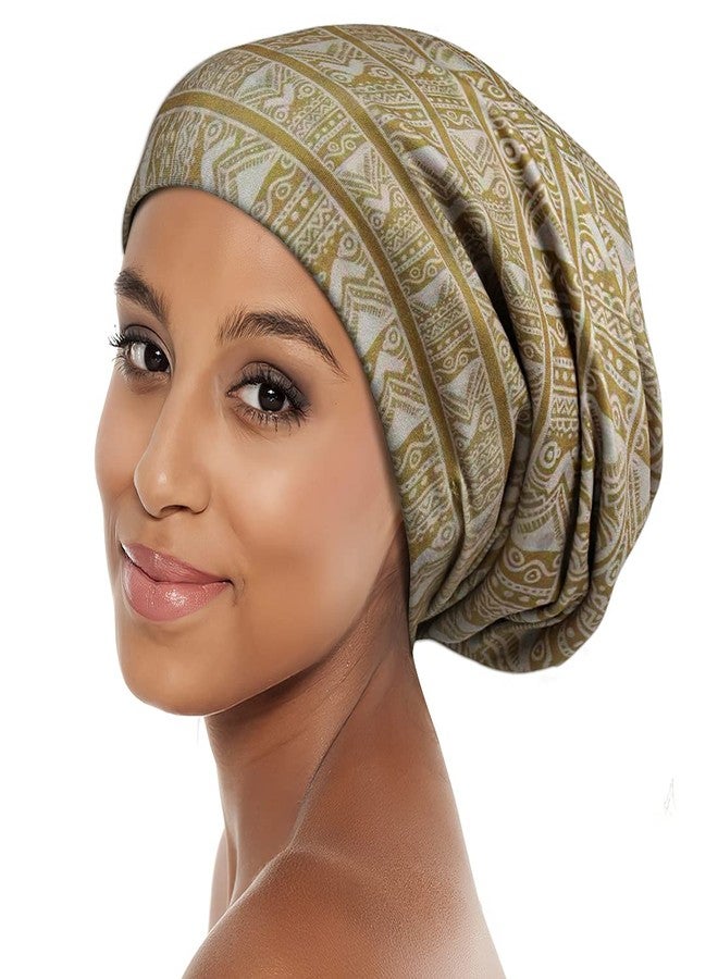 Heerf Pretied Satin Lined Head Wrap Women Sisterlocks Accessories Brown - Image 1